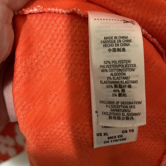 Juicy Couture Orange with White Flowers Sleeveless Pleated Skirt Dress a267 - Picture 3 of 4